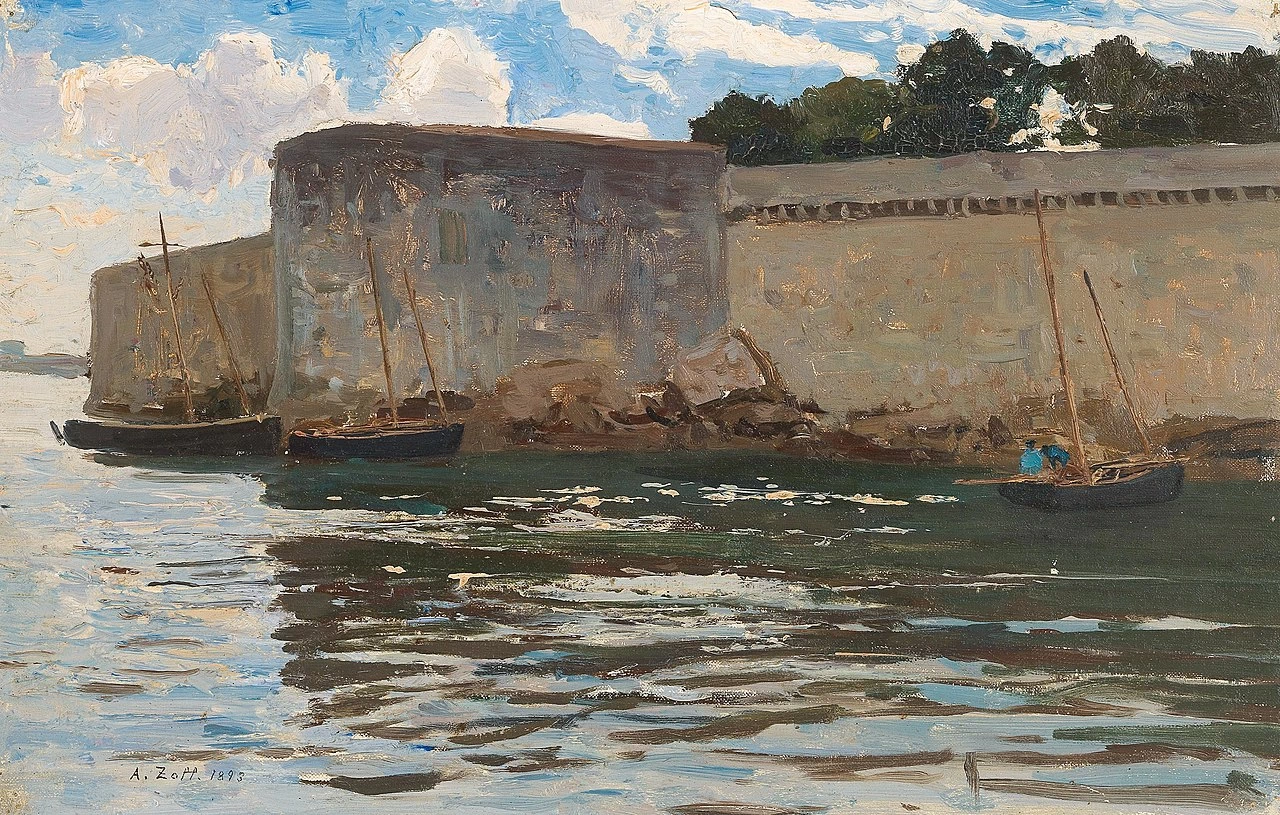 Ritorno a casa dei pescatori di Concarneau